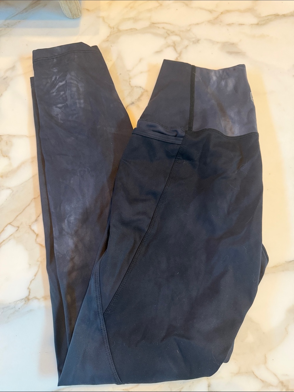 Born Primitive Navy and Charcoal High-Waist Athletic Leggings